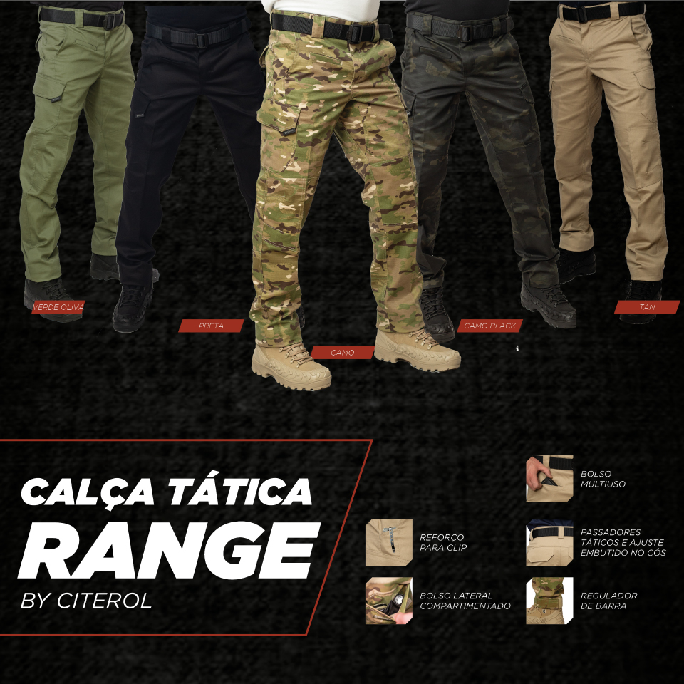 Calça Tática Range Citerol Tan - Citerol