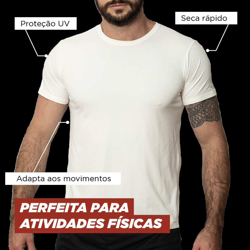 Camiseta Branca Premium Fit Citerol - Citerol
