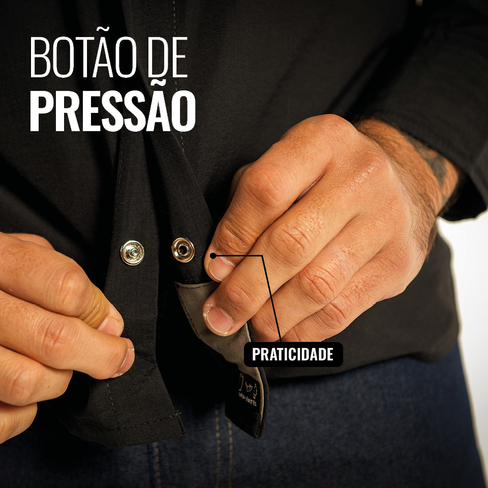 Botão de pressão para saque