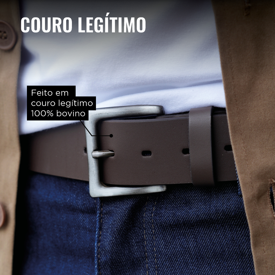Cinto de Couro Bull - A força da tradição!