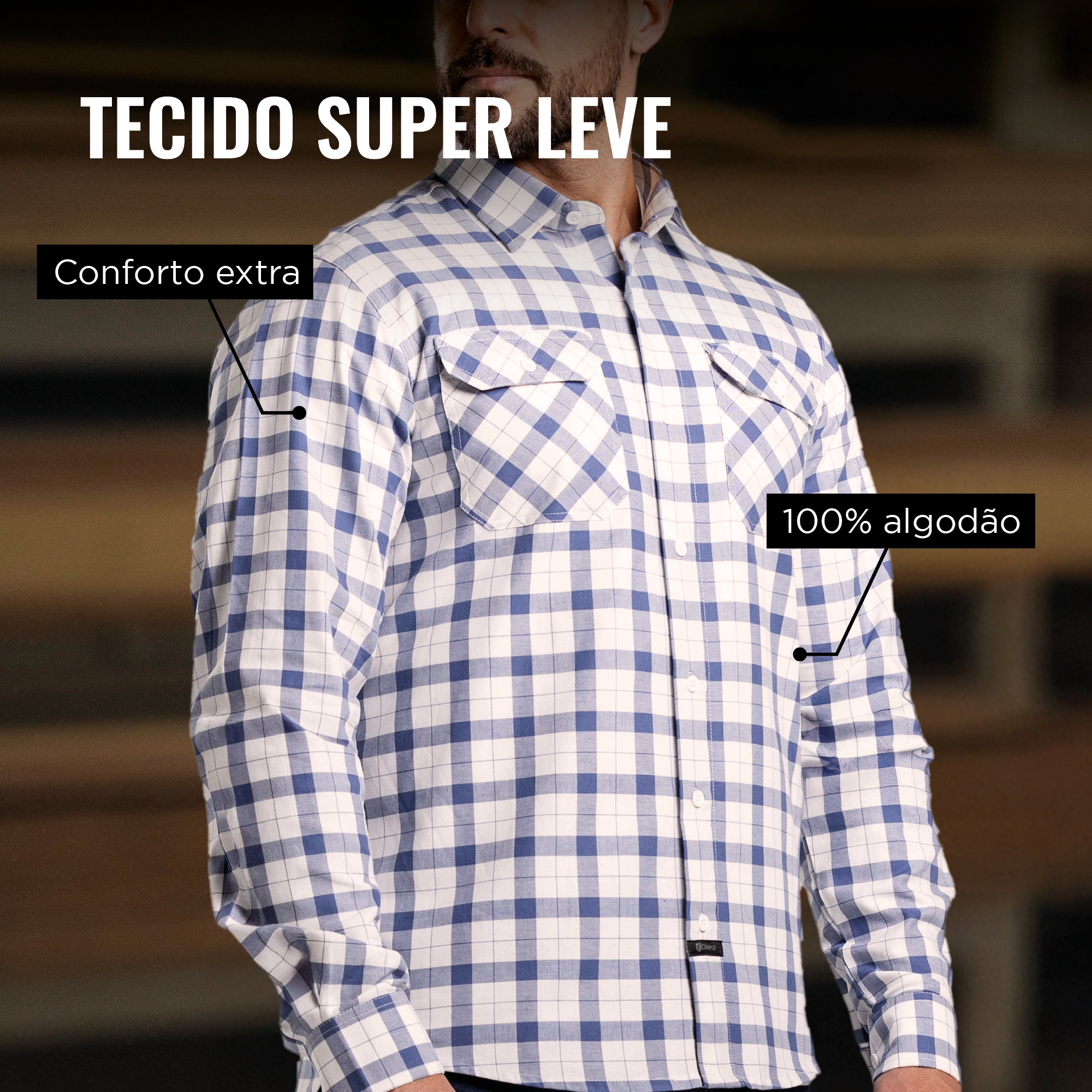 Camisa Joe Citerol - Tecido Super Leve
