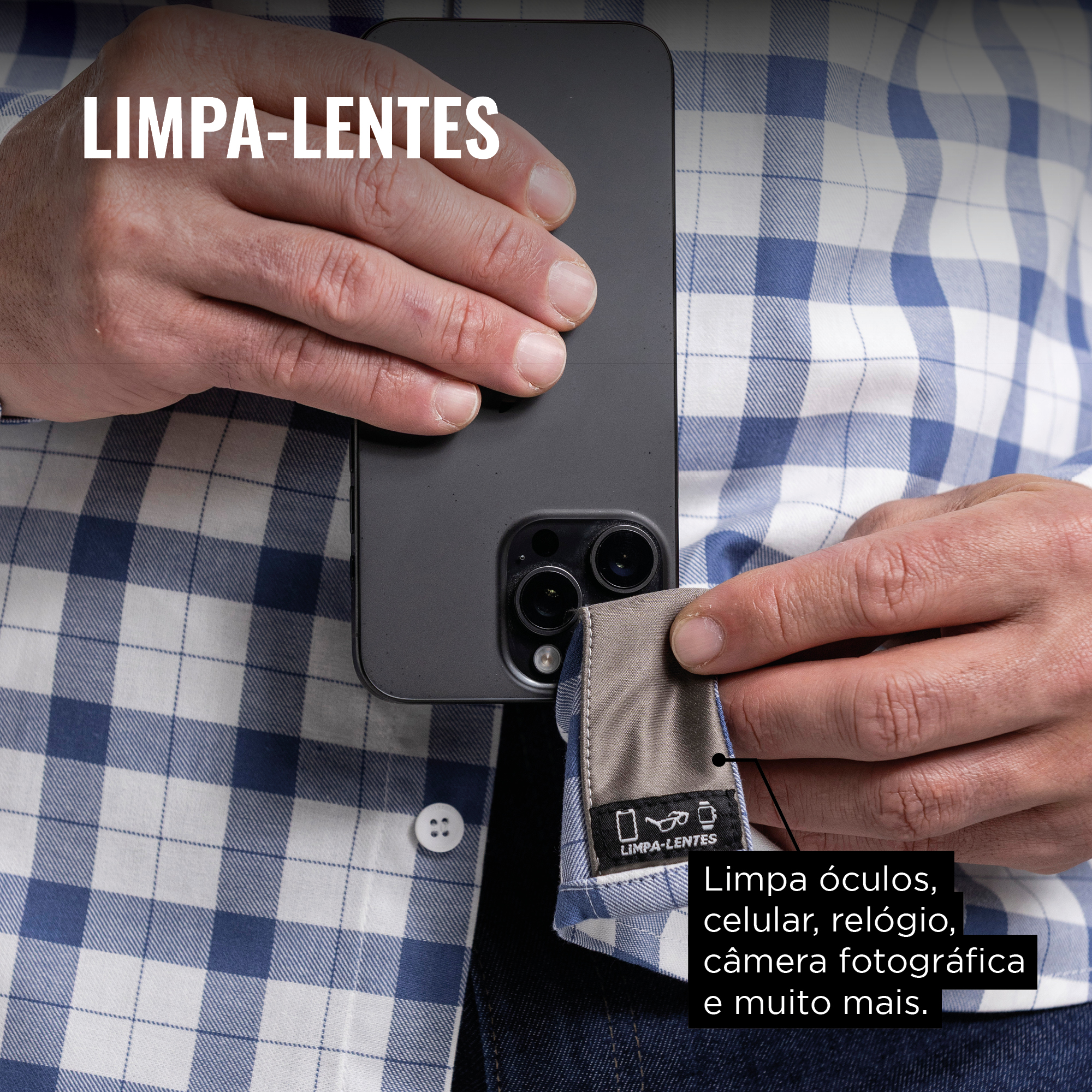 Camisa Joe Citerol - Limpe ou desembace seu acessório