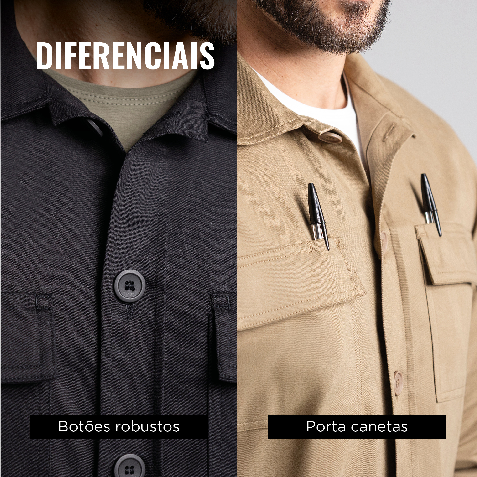 Overshirt Citerol - Diferenciais