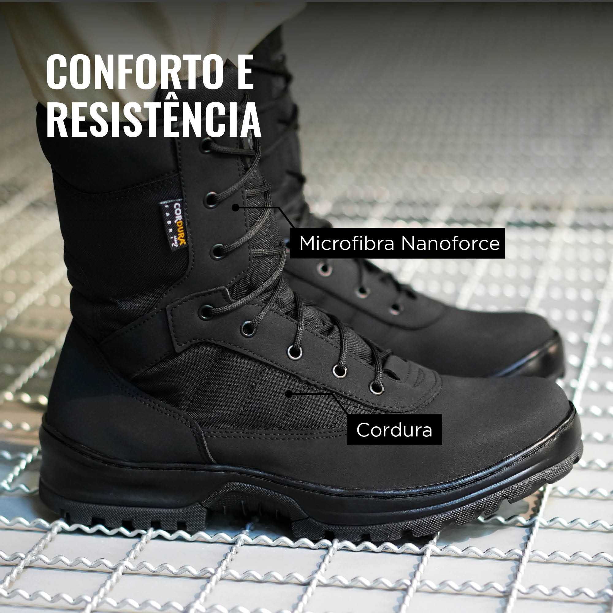 Conforto e Resistência: Nanoforce + Cordura
