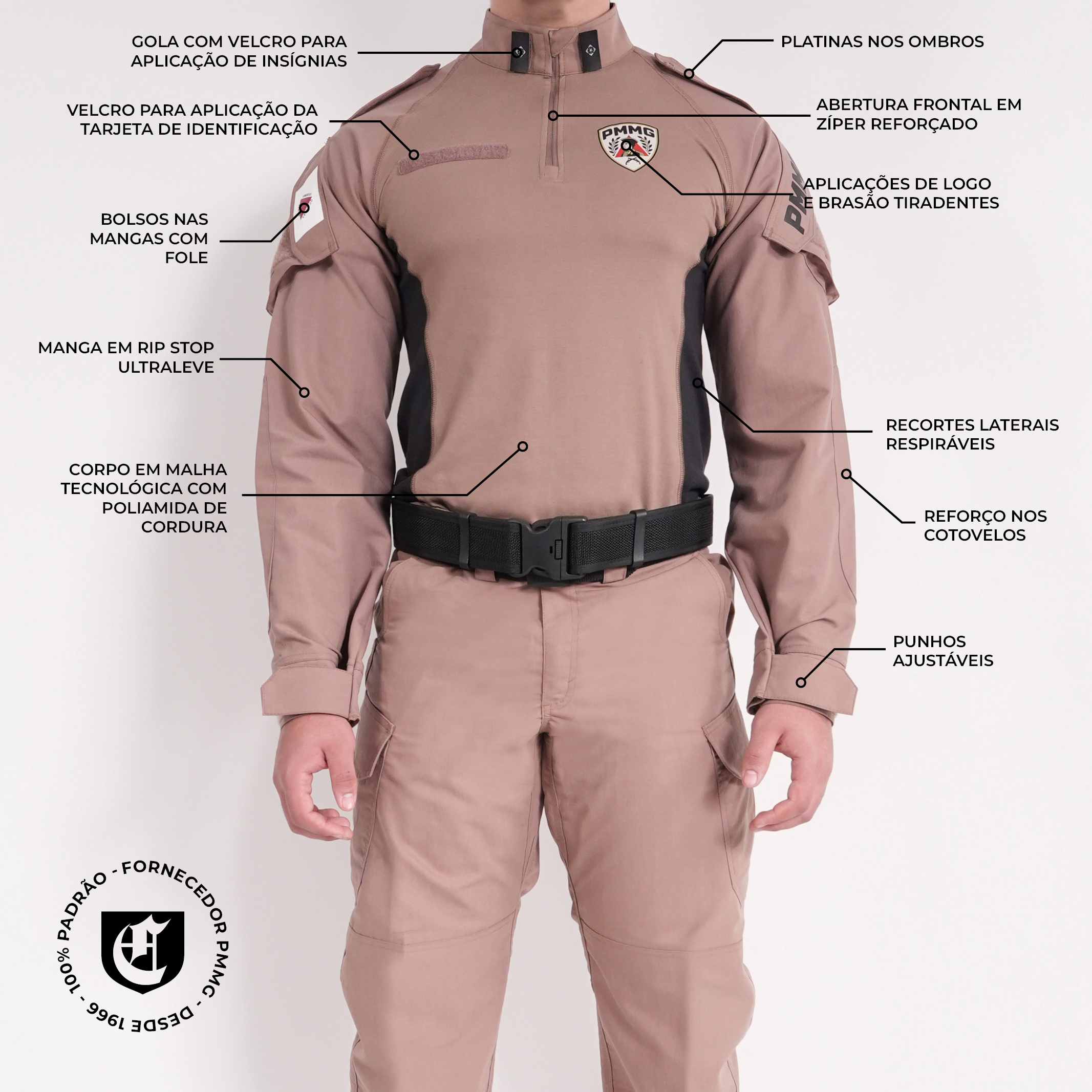 Post Tecnico Camisa de Combate B1