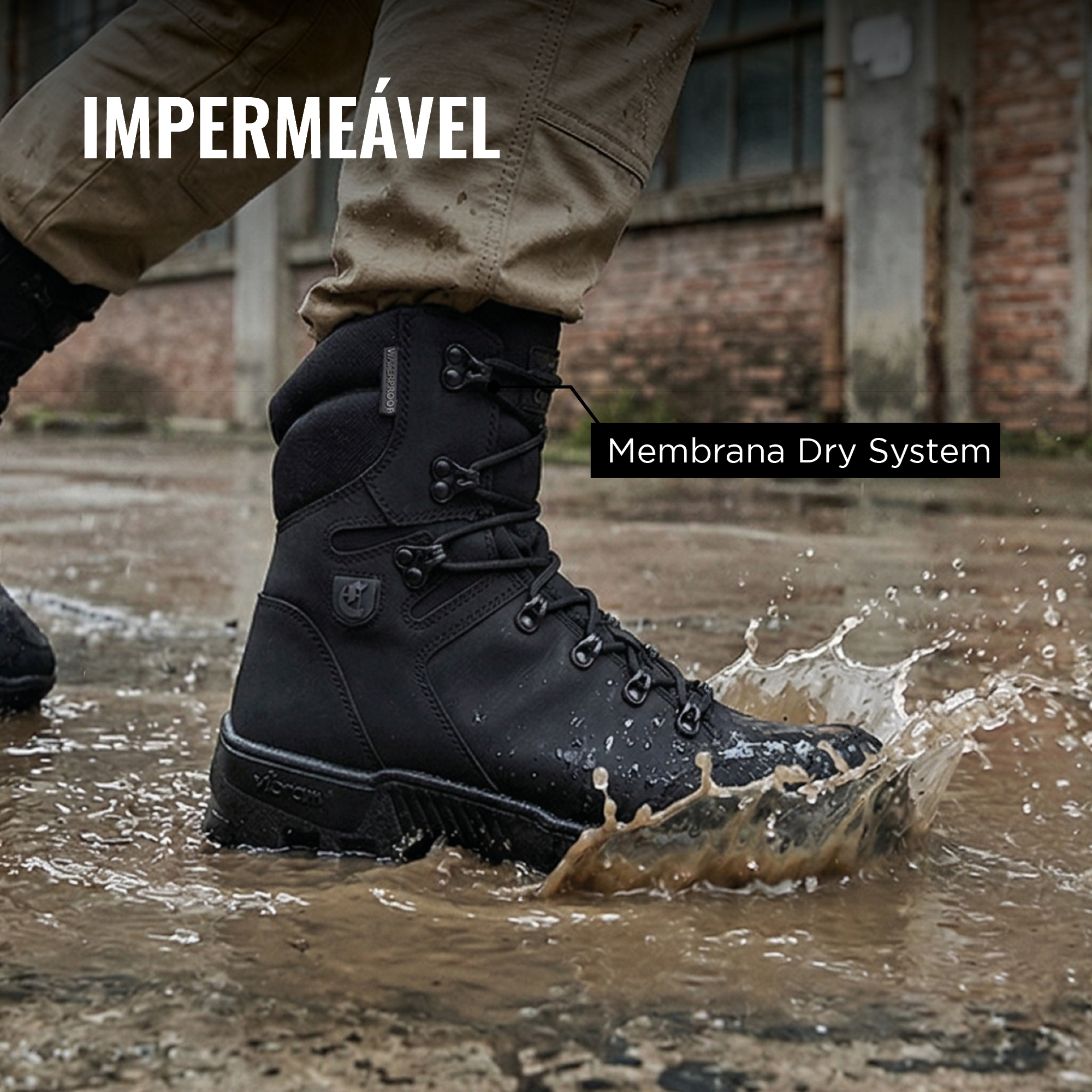 Impermeável. Membrana Dry System