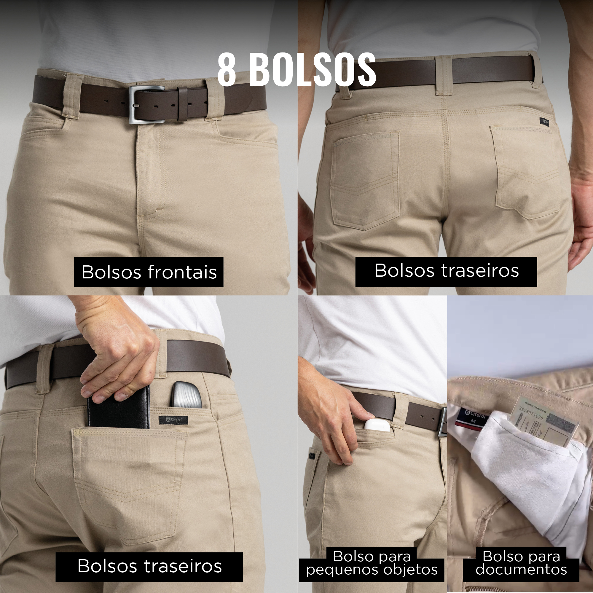 8 bolsos discretos